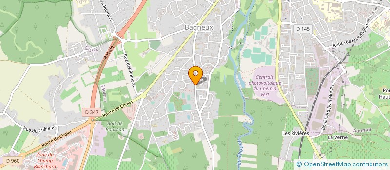 localisation de l'entreprise MONSIEUR HENRI DILLARD  SAUMUR