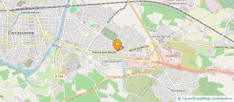 localisation de l'entreprise MONSIEUR HENRI DOMINGO à CARCASSONNE