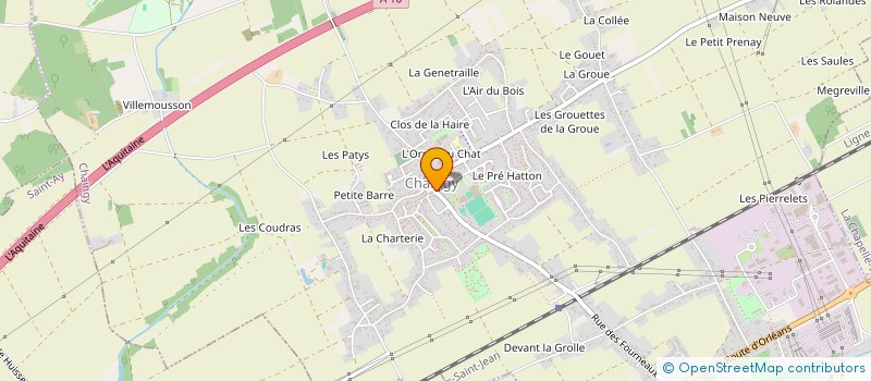 localisation de l'entreprise MONSIEUR HENRI DORANGER à CHAINGY