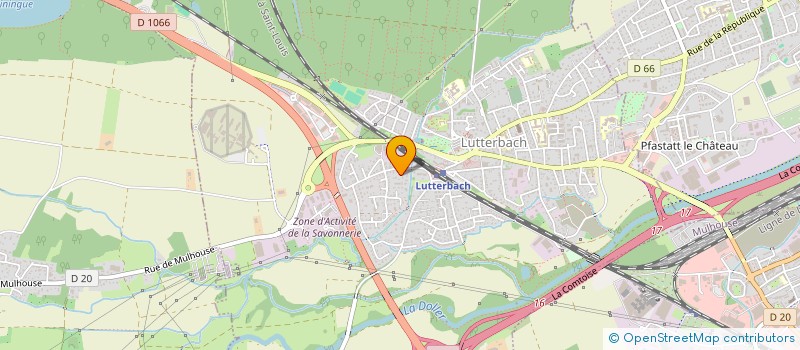 localisation de l'entreprise MONSIEUR HENRI DOU  LUTTERBACH
