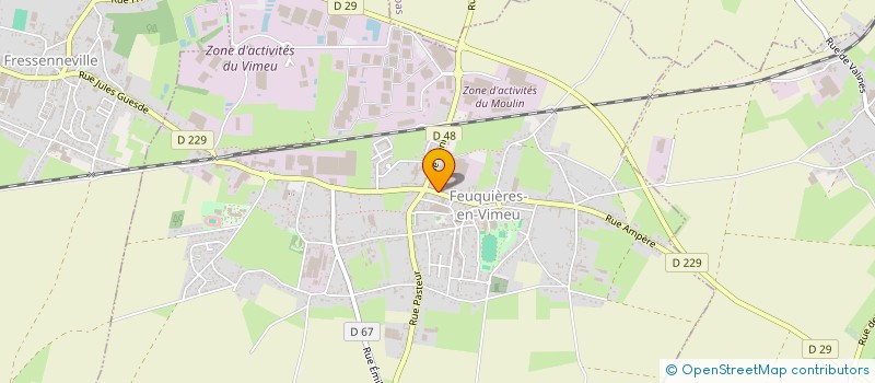 localisation de l'entreprise MONSIEUR HENRI DOUAY  FEUQUIERES-EN-VIMEU