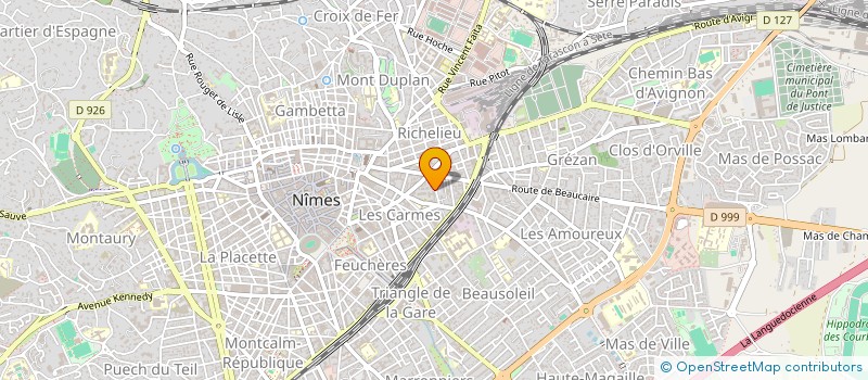 localisation de l'entreprise MONSIEUR HENRI DRAGON  CASTILLON-DU-GARD