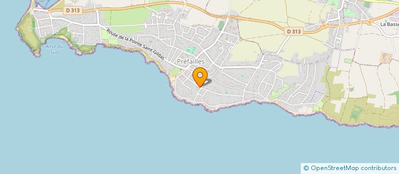 localisation de l'entreprise MONSIEUR HENRI DRENO  PREFAILLES