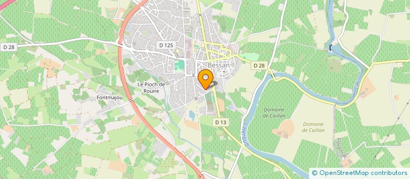 localisation de l'entreprise MONSIEUR HENRI DRUILHE  BESSAN