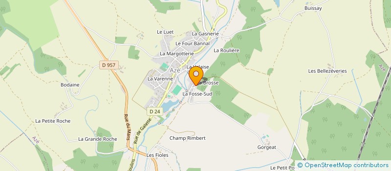 localisation de l'entreprise MONSIEUR HENRI DUCHATEAU  AZE