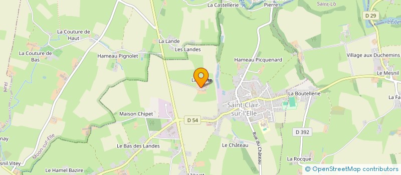 localisation de l'entreprise MONSIEUR HENRI DUCHEMIN à CERISY-LA-FORET
