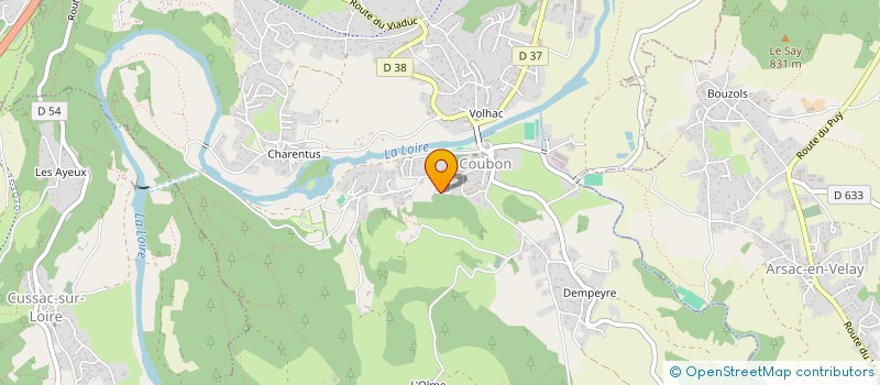 localisation de l'entreprise MONSIEUR HENRI DUFFIT  COUBON