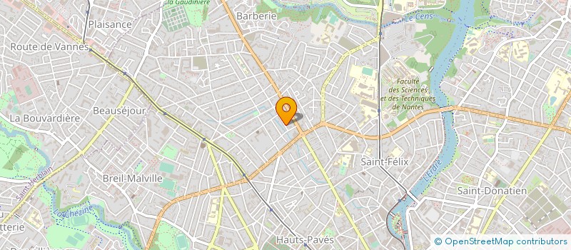 localisation de l'entreprise MONSIEUR HENRI DUMAS à NANTES