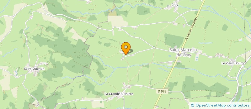 localisation de l'entreprise MONSIEUR HENRI DUMAZET  SAINT-MARCELIN-DE-CRAY