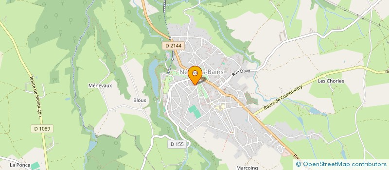localisation de l'entreprise MONSIEUR HENRI DUPRAT à NERIS-LES-BAINS