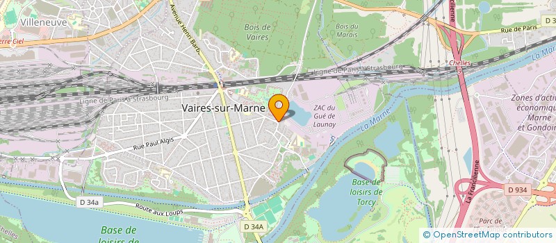 localisation de l'entreprise MONSIEUR HENRI DUPUIS  VAIRES-SUR-MARNE