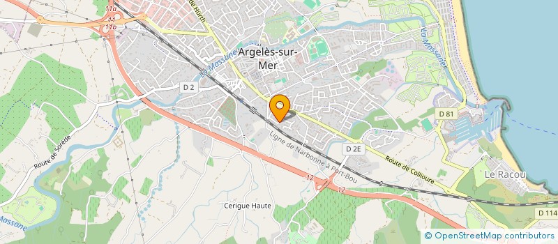 localisation de l'entreprise MONSIEUR HENRI DUPUY  ARGELES-SUR-MER