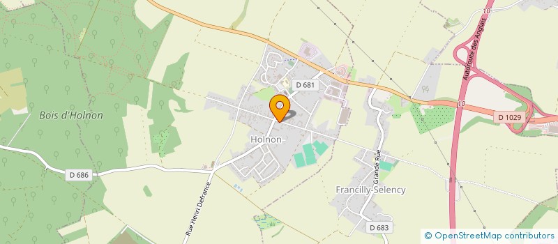 localisation de l'entreprise MONSIEUR HENRI DUPUY  HOLNON