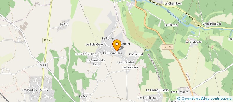 localisation de l'entreprise MONSIEUR HENRI DUPUYS à MOUTHIERS-SUR-BOEME