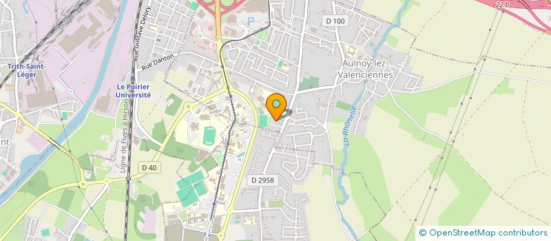 localisation de l'entreprise MONSIEUR HENRI DUQUESNE  AULNOY-LEZ-VALENCIENNES