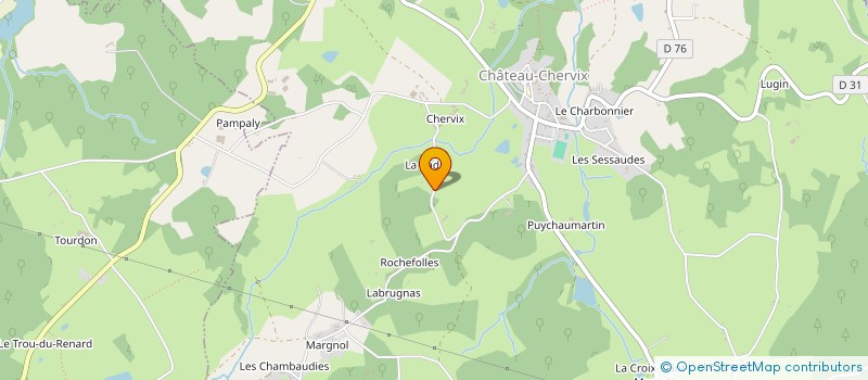 localisation de l'entreprise MONSIEUR HENRI DURAND à CHATEAU-CHERVIX