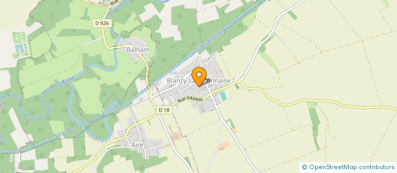 localisation de l'entreprise MONSIEUR HENRI DURANT  BLANZY-LA-SALONNAISE