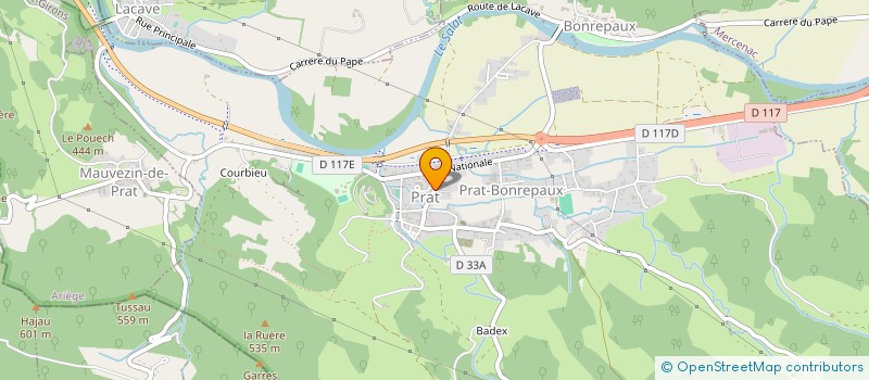 localisation de l'entreprise MONSIEUR HENRI DUTREICH à PRAT-BONREPAUX