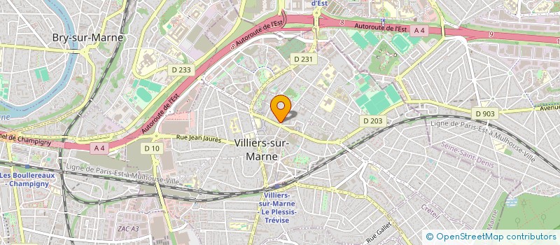 localisation de l'entreprise MONSIEUR HENRI EBONGUE MAKOLLE  VILLIERS-SUR-MARNE