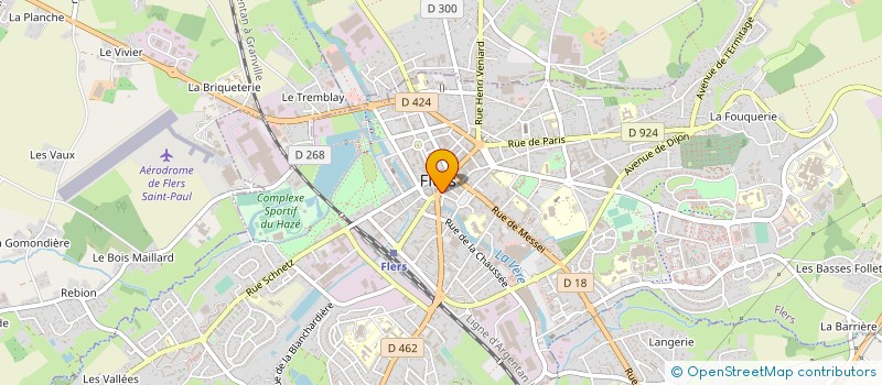 localisation de l'entreprise MONSIEUR HENRI EDELINE à FLERS