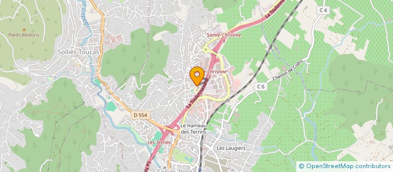 localisation de l'entreprise MONSIEUR HENRI ESCRIVA  SOLLIES-PONT