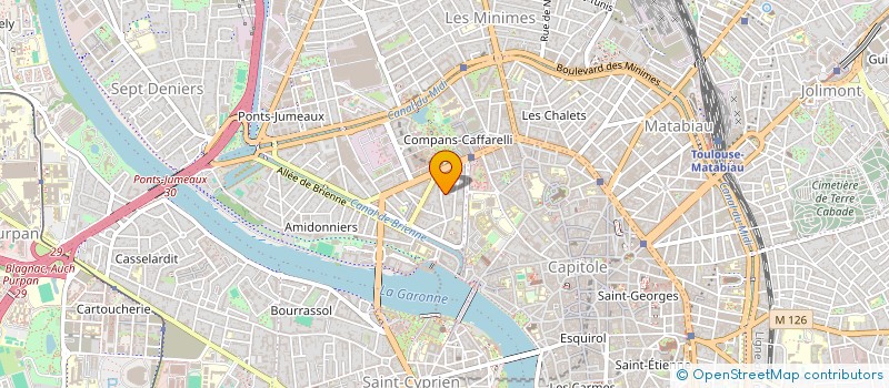 localisation de l'entreprise MONSIEUR HENRI ESPIE à TOULOUSE