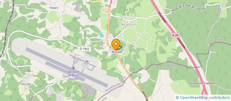 localisation de l'entreprise MONSIEUR HENRI ESPINASSOUX  NESPOULS