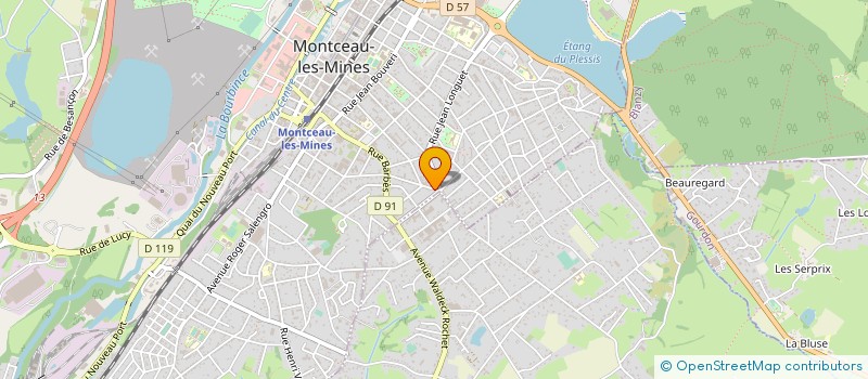 localisation de l'entreprise MONSIEUR HENRI ESTRADE à MONTCEAU-LES-MINES