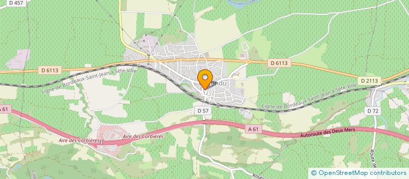 localisation de l'entreprise MONSIEUR HENRI FABRE  PEPIEUX