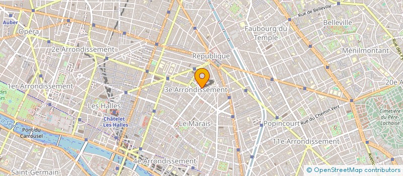 localisation de l'entreprise MONSIEUR HENRI FALCK à PARIS