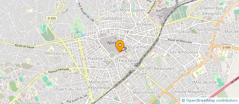 localisation de l'entreprise MONSIEUR HENRI FARRET  NIMES