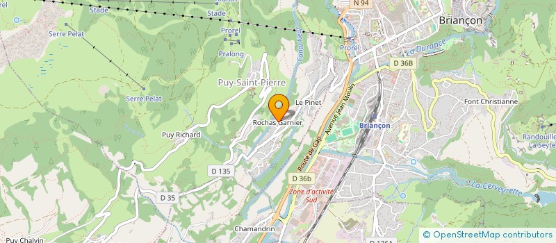 localisation de l'entreprise MONSIEUR HENRI FAUBERT  PUY-SAINT-PIERRE