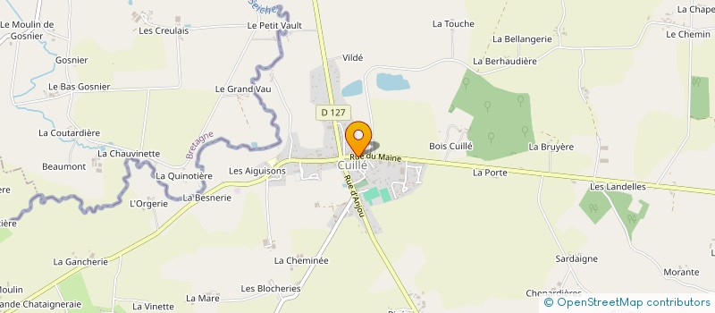 localisation de l'entreprise MONSIEUR HENRI FAUCHEUX  CUILLE