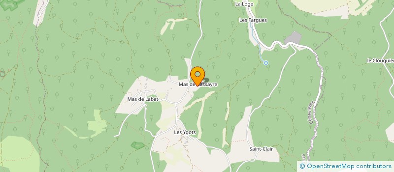 localisation de l'entreprise MONSIEUR HENRI FAURE  CENEVIERES