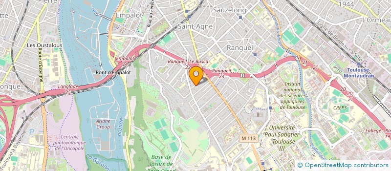 localisation de l'entreprise MONSIEUR HENRI FAUROUX à TOULOUSE