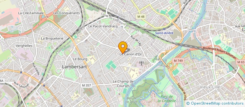 localisation de l'entreprise MONSIEUR HENRI FAVREAU à LAMBERSART