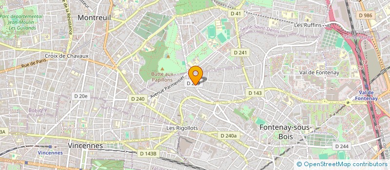localisation de l'entreprise MONSIEUR HENRI FELLNER à FONTENAY-SOUS-BOIS