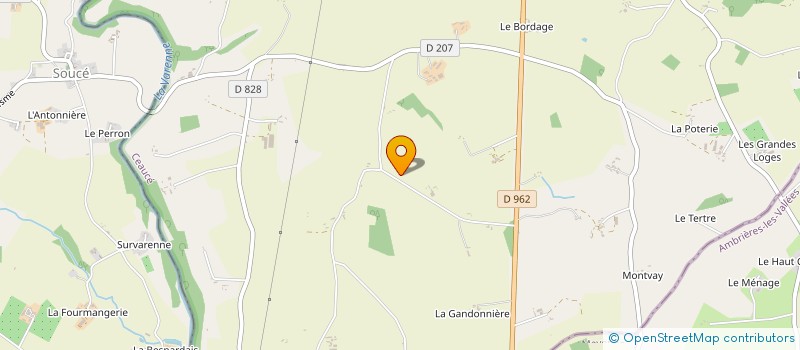localisation de l'entreprise MONSIEUR HENRI FERARD à CEAUCE