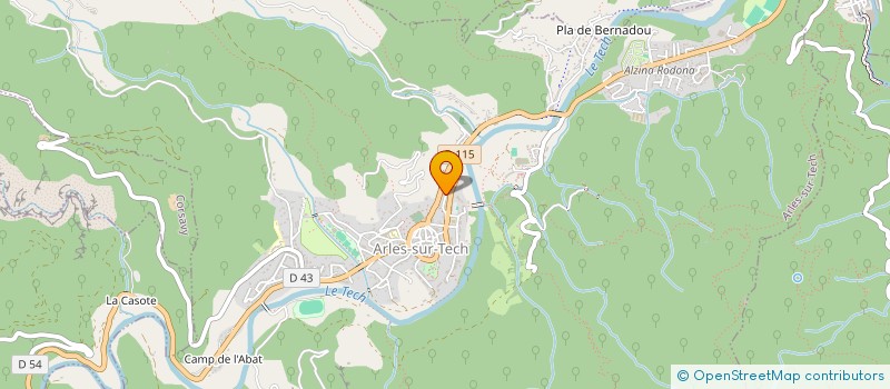 localisation de l'entreprise MONSIEUR HENRI FIGUERES  ARLES-SUR-TECH