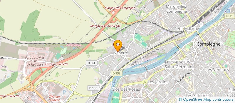 localisation de l'entreprise MONSIEUR HENRI FOLLEAT  VENETTE