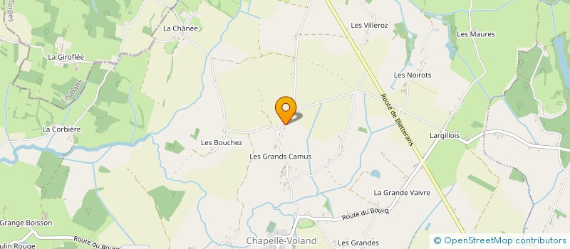 localisation de l'entreprise MONSIEUR HENRI FOUCHEY  CHAPELLE-VOLAND