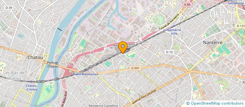 localisation de l'entreprise MONSIEUR HENRI FOUDA  NANTERRE