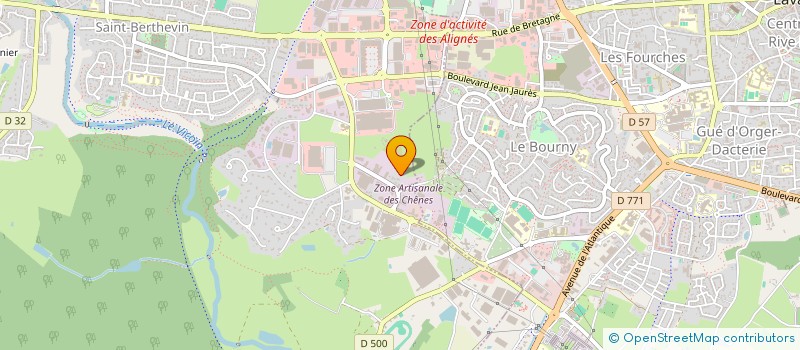 localisation de l'entreprise MONSIEUR HENRI FOUGERAY  SAINT-BERTHEVIN