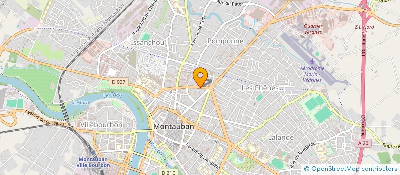 localisation de l'entreprise MONSIEUR HENRI FOURNIE  MONTAUBAN