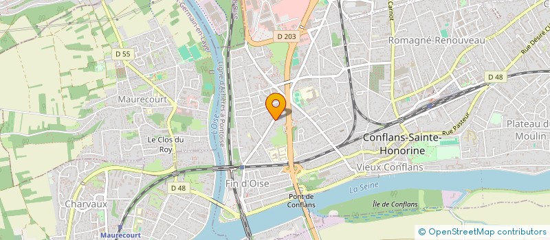 localisation de l'entreprise MONSIEUR HENRI-FRANCOIS LACOLONGE  CONFLANS-SAINTE-HONORINE