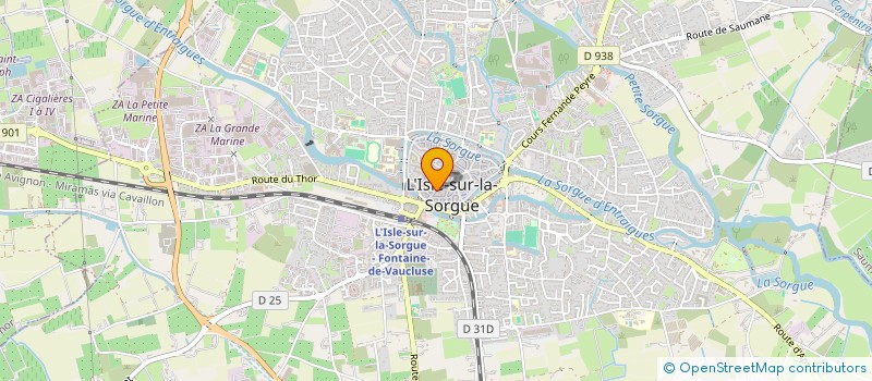 localisation de l'entreprise MONSIEUR HENRI FRANZA  L'ISLE-SUR-LA-SORGUE