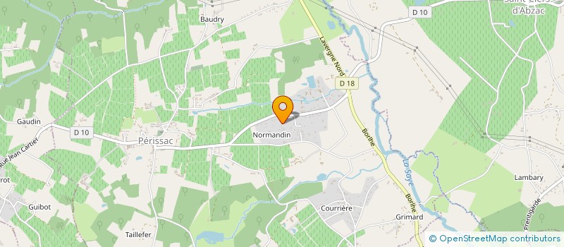 localisation de l'entreprise MONSIEUR HENRI FRAPE  PERISSAC