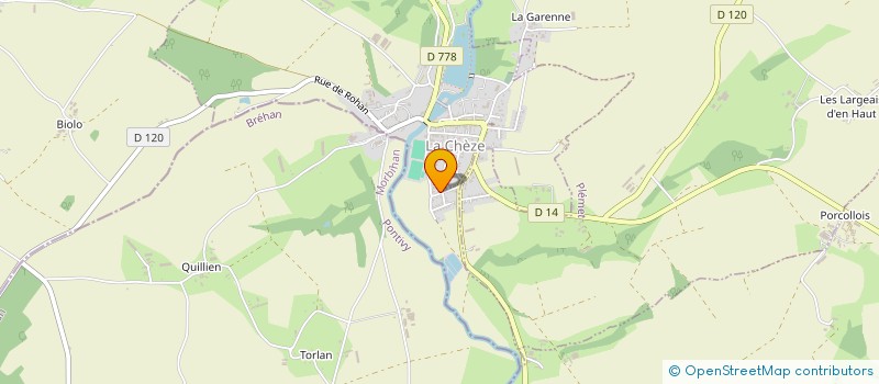 localisation de l'entreprise MONSIEUR HENRI FRENAY  LA CHEZE