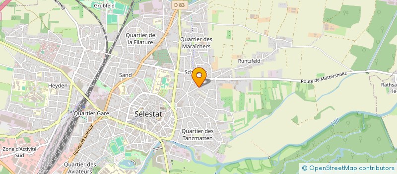 localisation de l'entreprise MONSIEUR HENRI FUCHS à SELESTAT