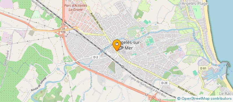 localisation de l'entreprise MONSIEUR HENRI FUENTES à ARGELES-SUR-MER